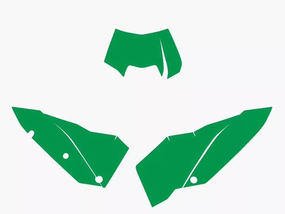 08-11 KTM EXC GREEN PRE CUT BACKGROUNDS, BLACKBIRD 3515/30