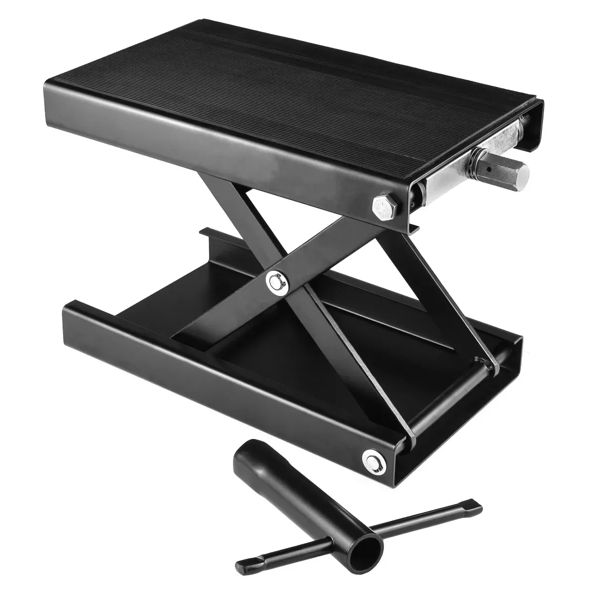 1,100lb Motorcycle Center Jack Hoist Scissor Lift Stand – Motorcycle / Dirtbike / ATV