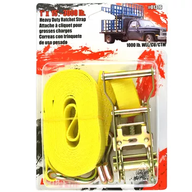 1″X15′ RATCHET STRAP