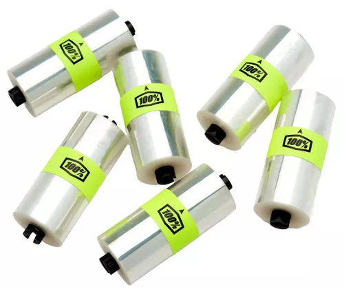 100% Forecast Goggle Roll-Off Film – 6-pk