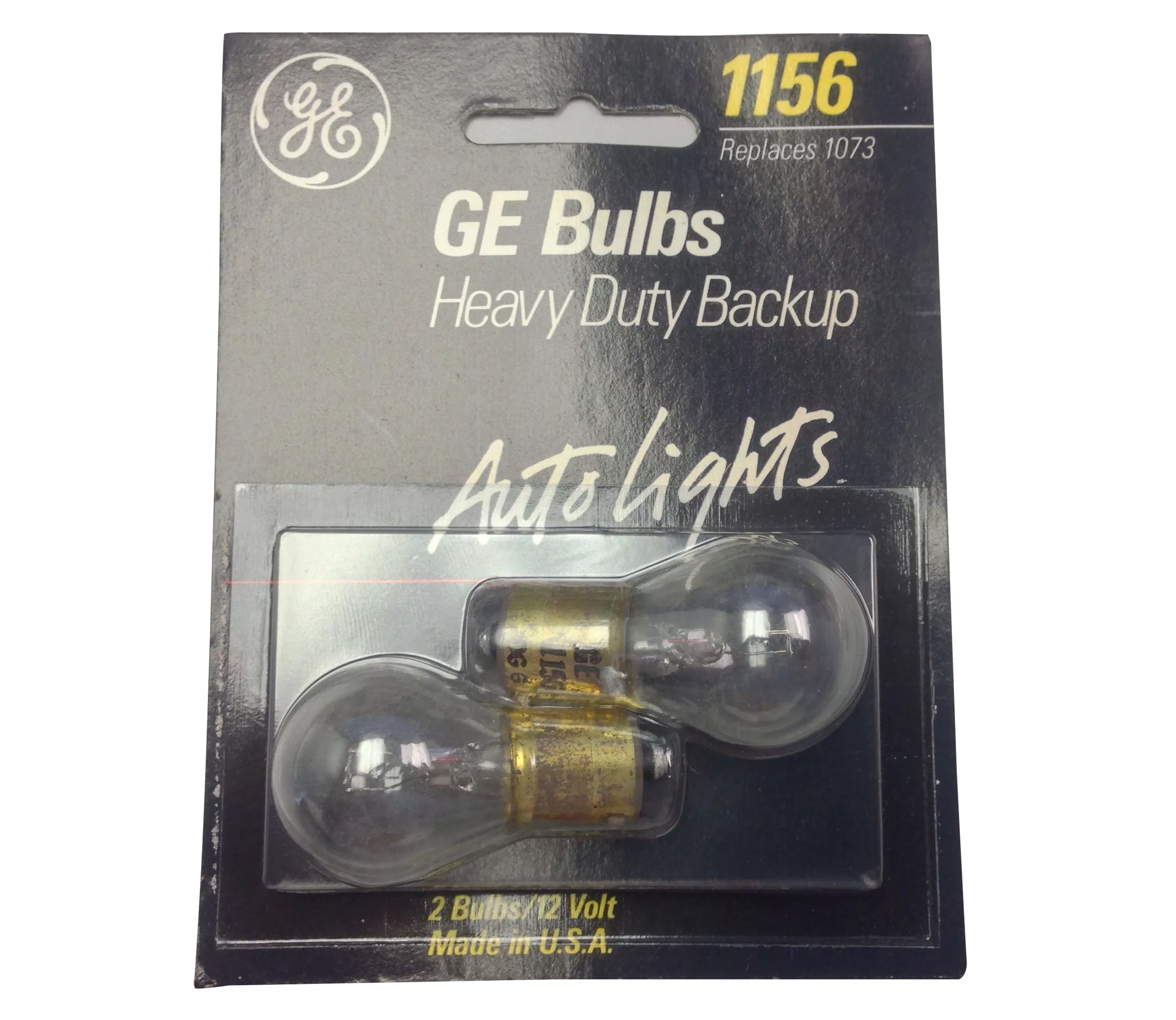 12V GE Auto Light Bulbs (2) Type: 1156 | Backup Bulb