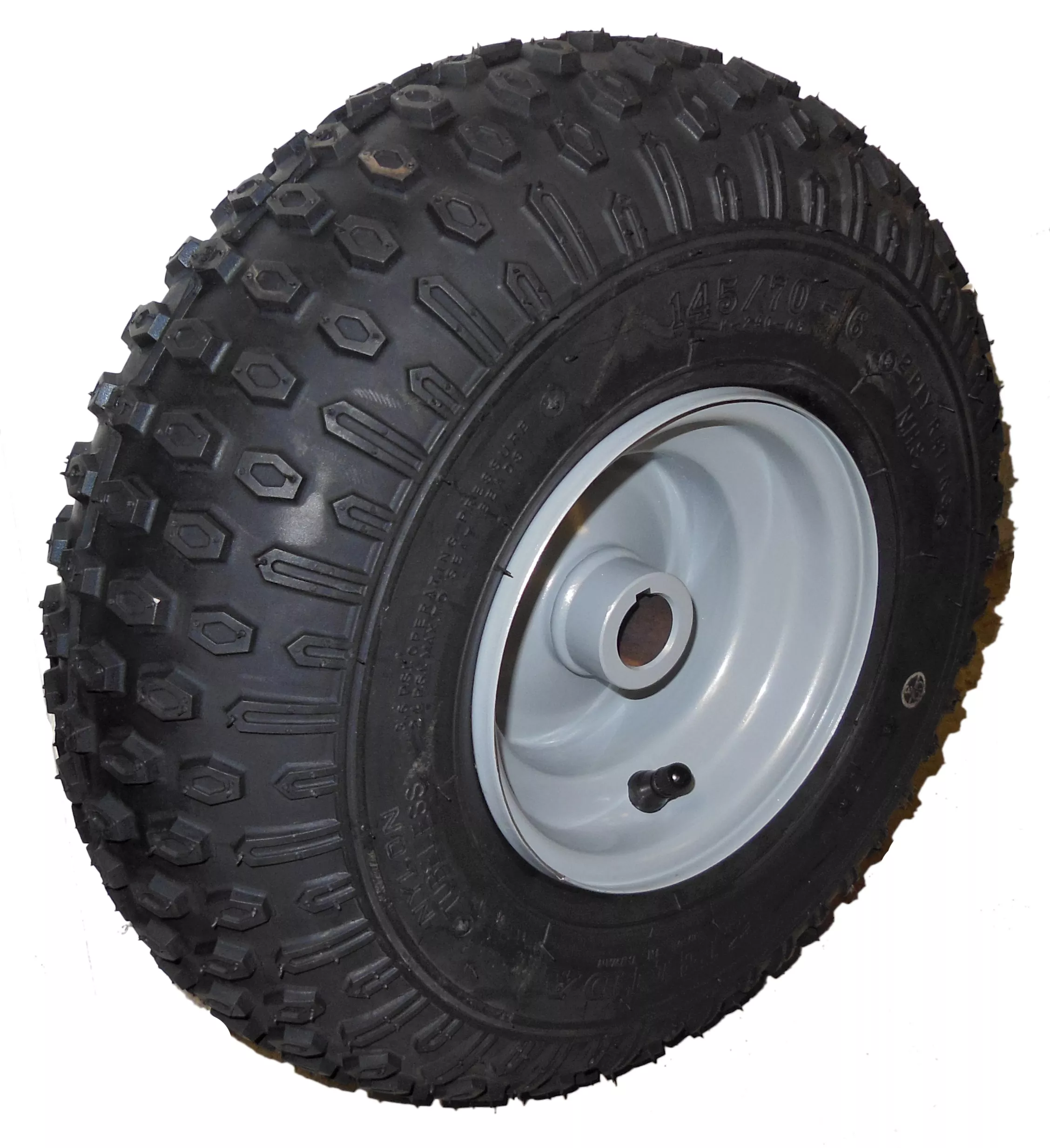 145/70-6 Kenda Tire with Rim (1" Bore) - Gray