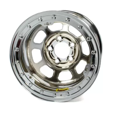 15×8 B/L Chrome Wheel 4.75BC 2in BS 58DC2ICLK