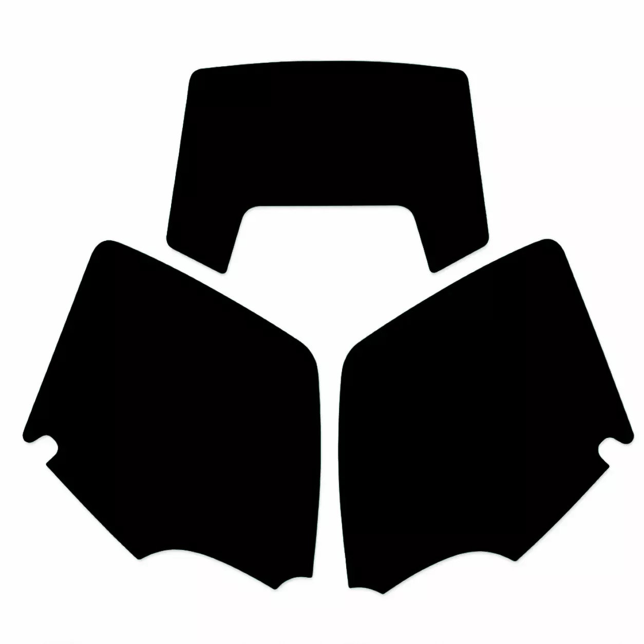 1998 KTM EXC 2 STROKE BLACK PRECUT BACKGROUNDS, BLACKBIRD 3505/20