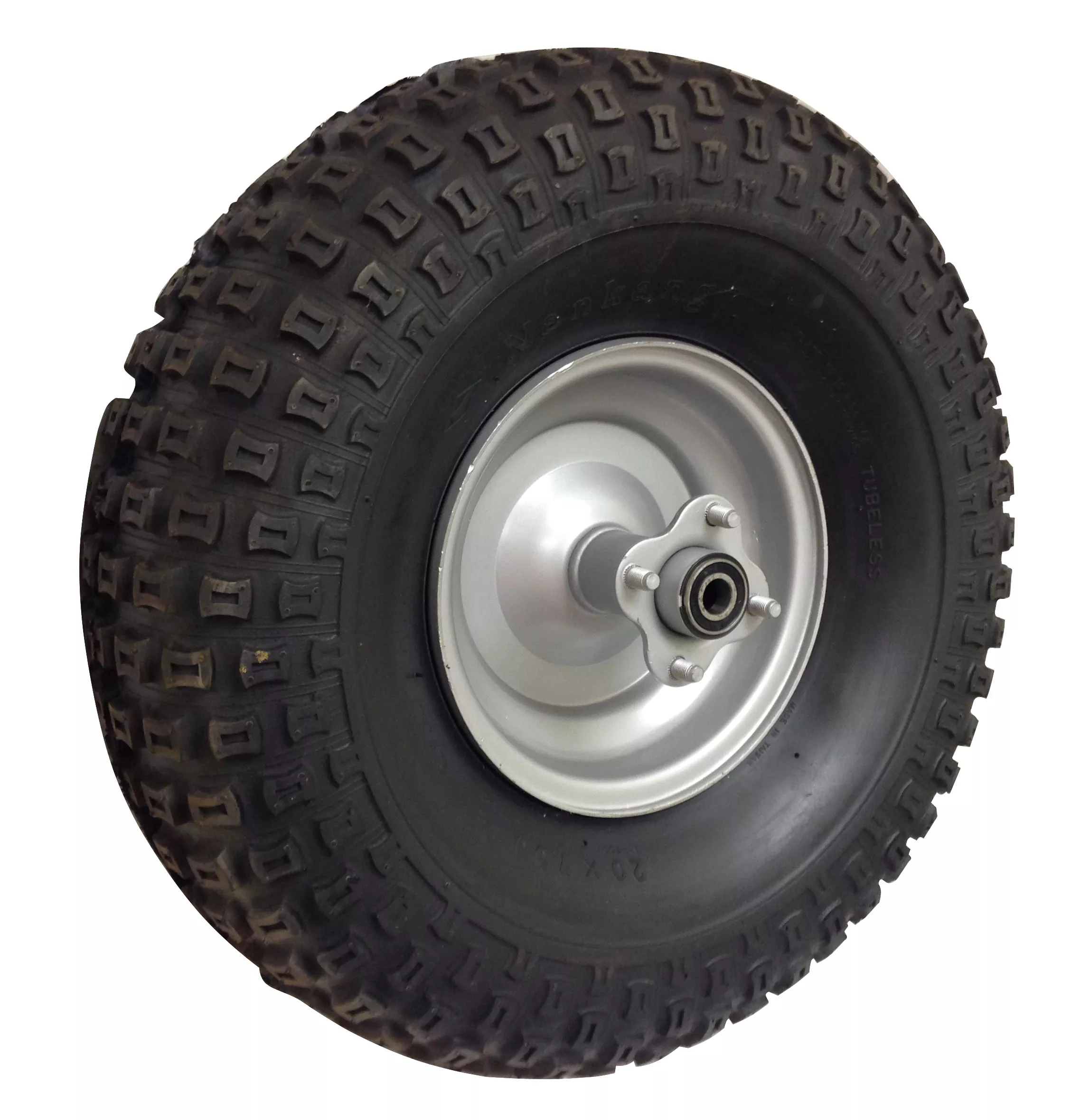 20 x 7-8 Knobby Tire with Rim For Mini Bike (Rear)