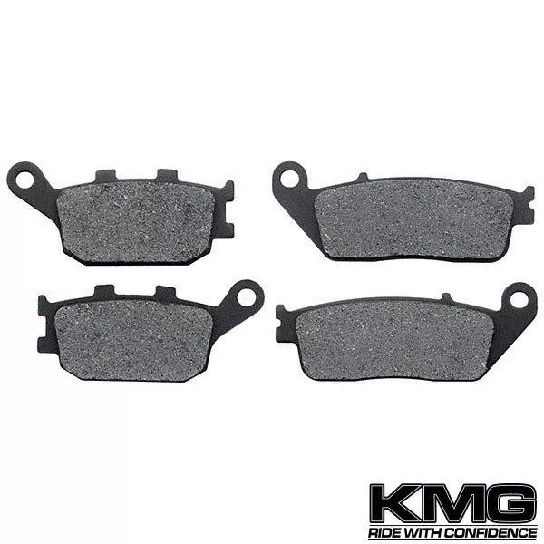 2000-2007 Honda VT 1100 C2 Shadow Sabre Front + Rear Non-Metallic Organic NAO Brake Pads Set