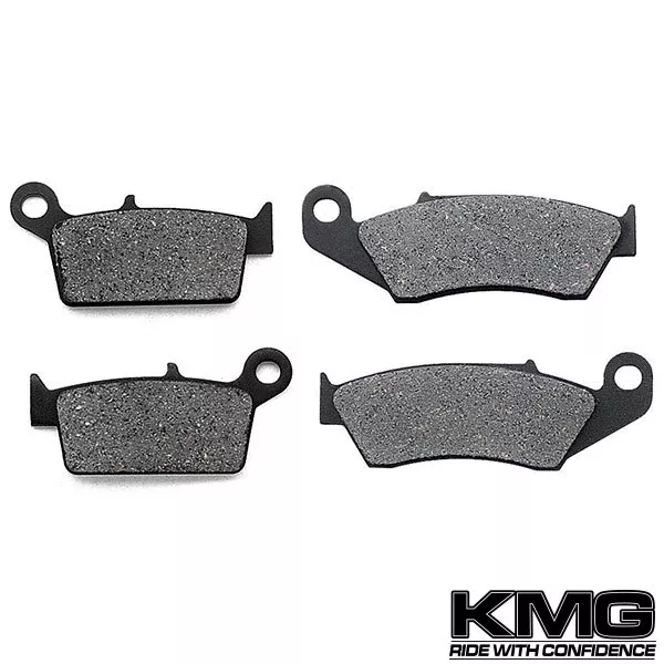 2003-2004 Kawasaki KLX 400 R Front + Rear Non-Metallic Organic NAO Brake Pads Set