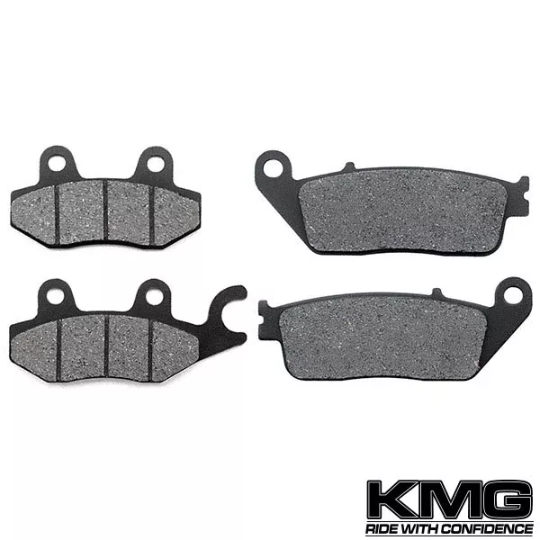 2004-2009 Daelim Roadwin 125 Front + Rear Non-Metallic Organic NAO Brake Pads Set