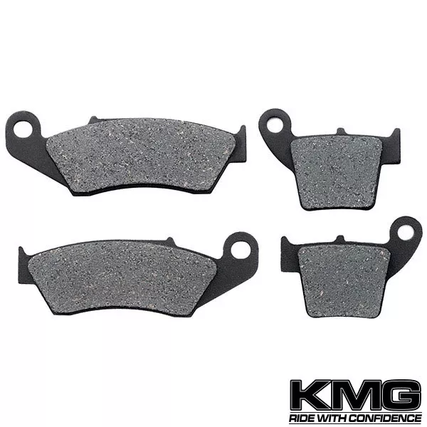 2004-2011 Honda CRF 250 X Front + Rear Non-Metallic Organic NAO Brake Pads Set