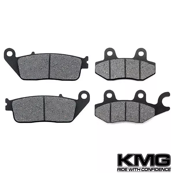 2006-2009 Daelim S2-250 Front + Rear Non-Metallic Organic NAO Brake Pads Set