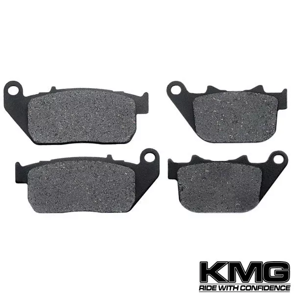 2007 Harley Davidson Sportster XL 50 Front + Rear Non-Metallic Organic NAO Brake Pads Set
