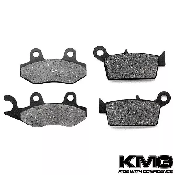 2009-2010 Kawasaki KLX 250 SF Supermotard Front + Rear Non-Metallic Organic NAO Brake Pads Set