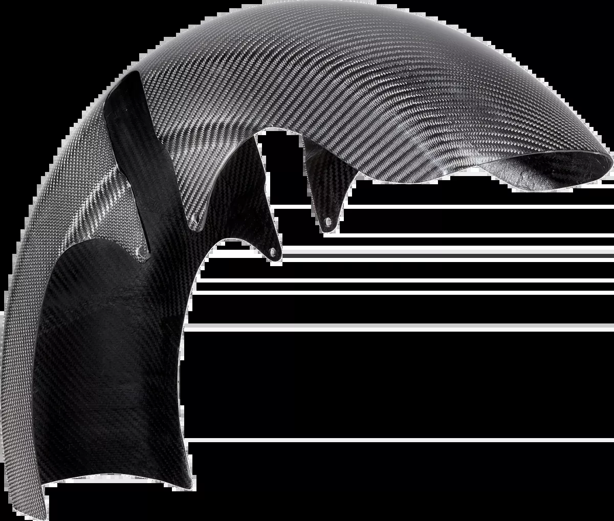21" Front Fender - Wrapper - Carbon Fiber/Black
