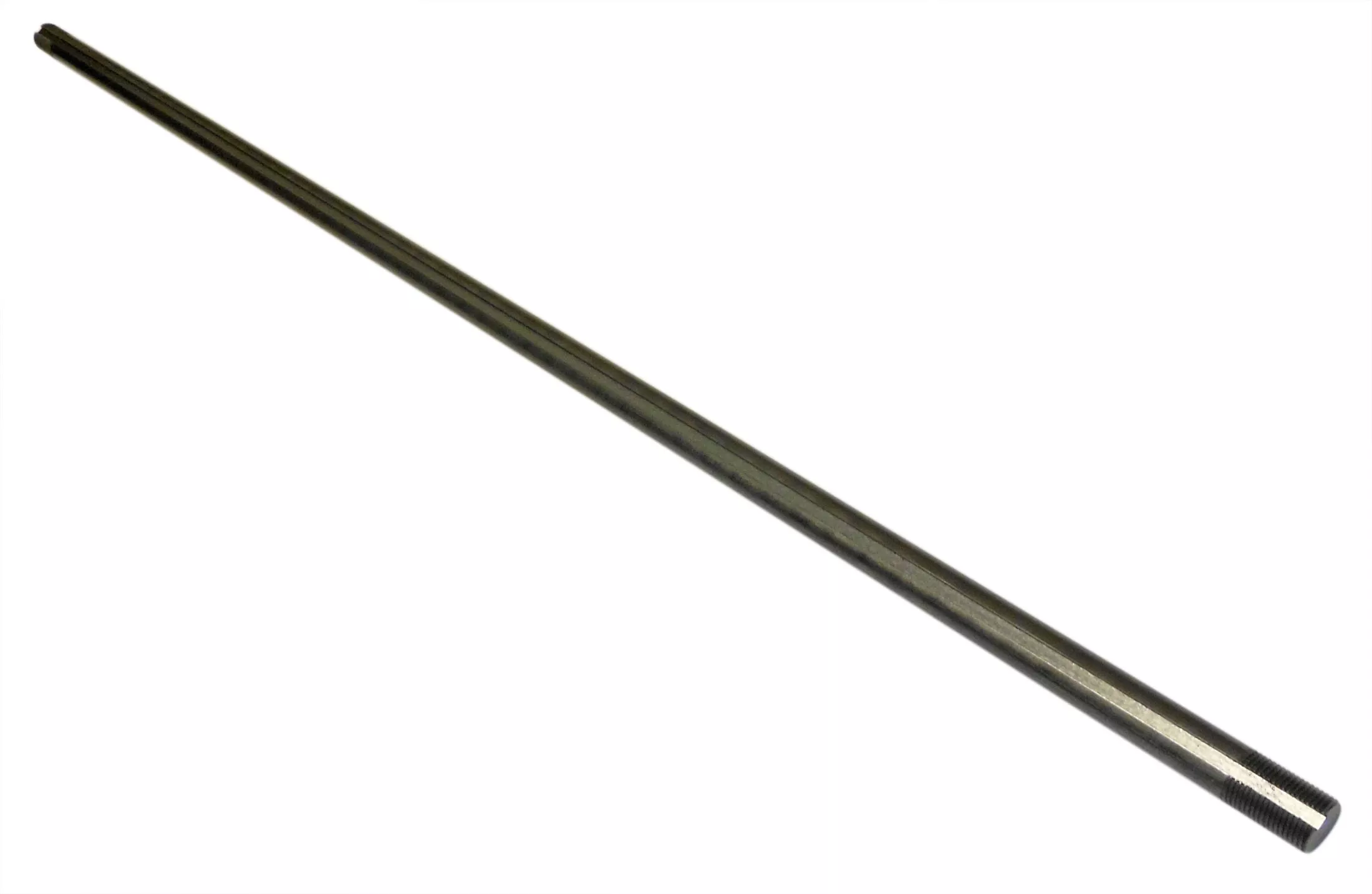 3/4" Steel Live Axle (35-1/2") 3/4-16 Threaded Ends | 3/16" Keyway