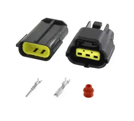 3-PIN SET WIRE CONNECTOR WATERPROOF WIRE PLUG MALE+FEMALE