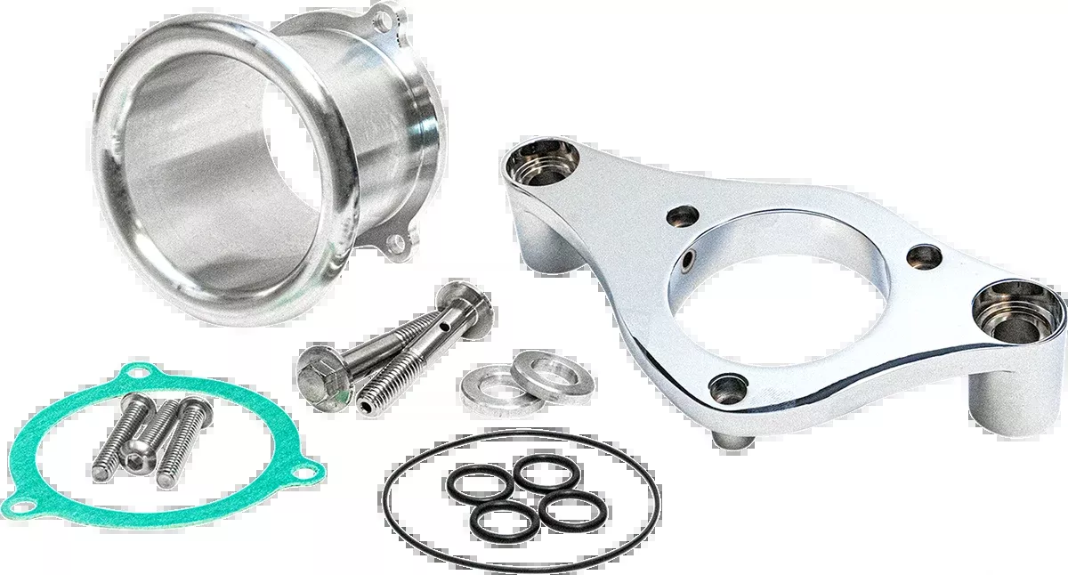 3" Velocity Stack with Backing Plate Kit - Chrome