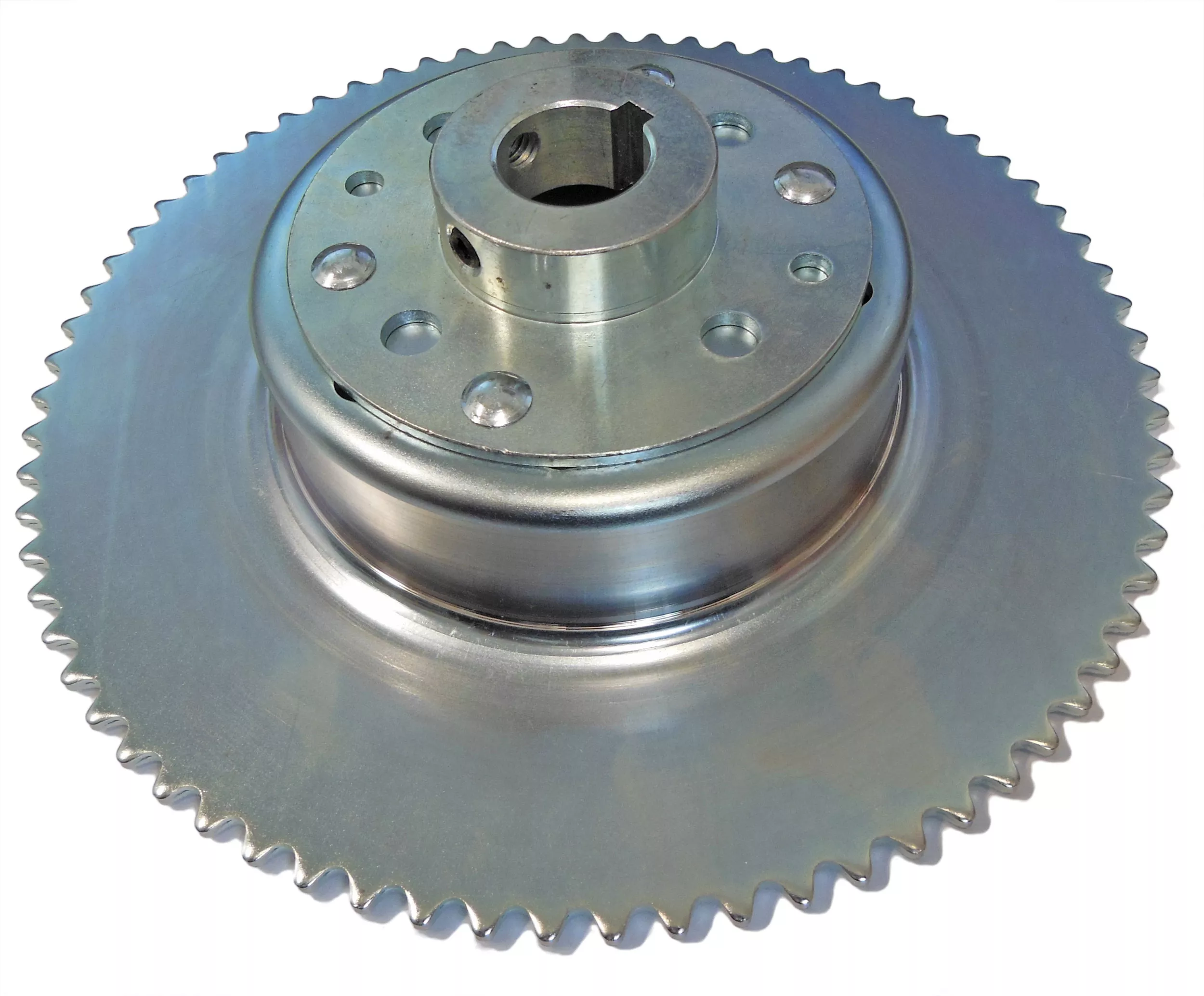 #35 Sprocket (60T or 72T) With 4-1/2″ Brake Drum and 1″ Bore Hub