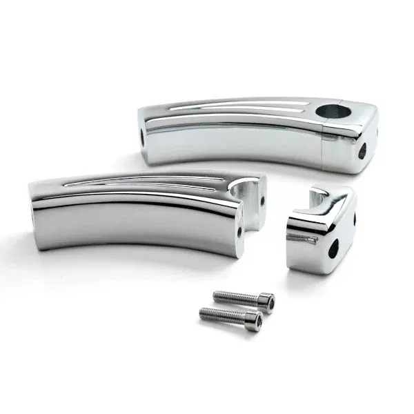 4.5" Chrome Motorcycle Handlebar Pullback Risers (7/8" Bar)