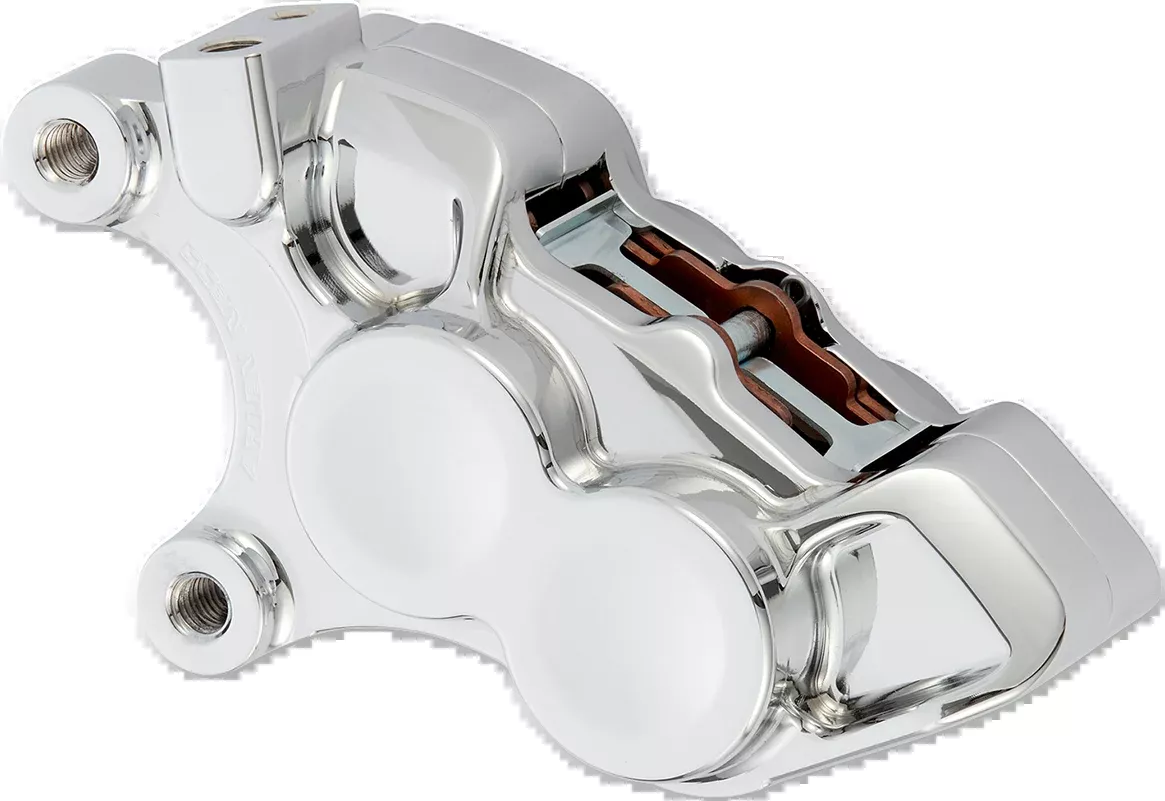 4-Piston Caliper - Left - 11.8" - Chrome