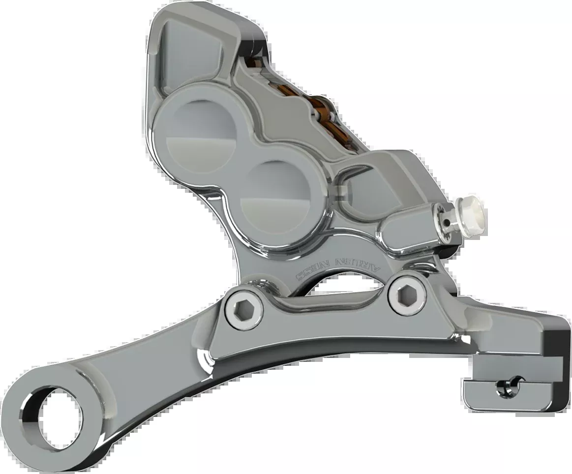 4-Piston Caliper - Rear - 11.8" - Chrome