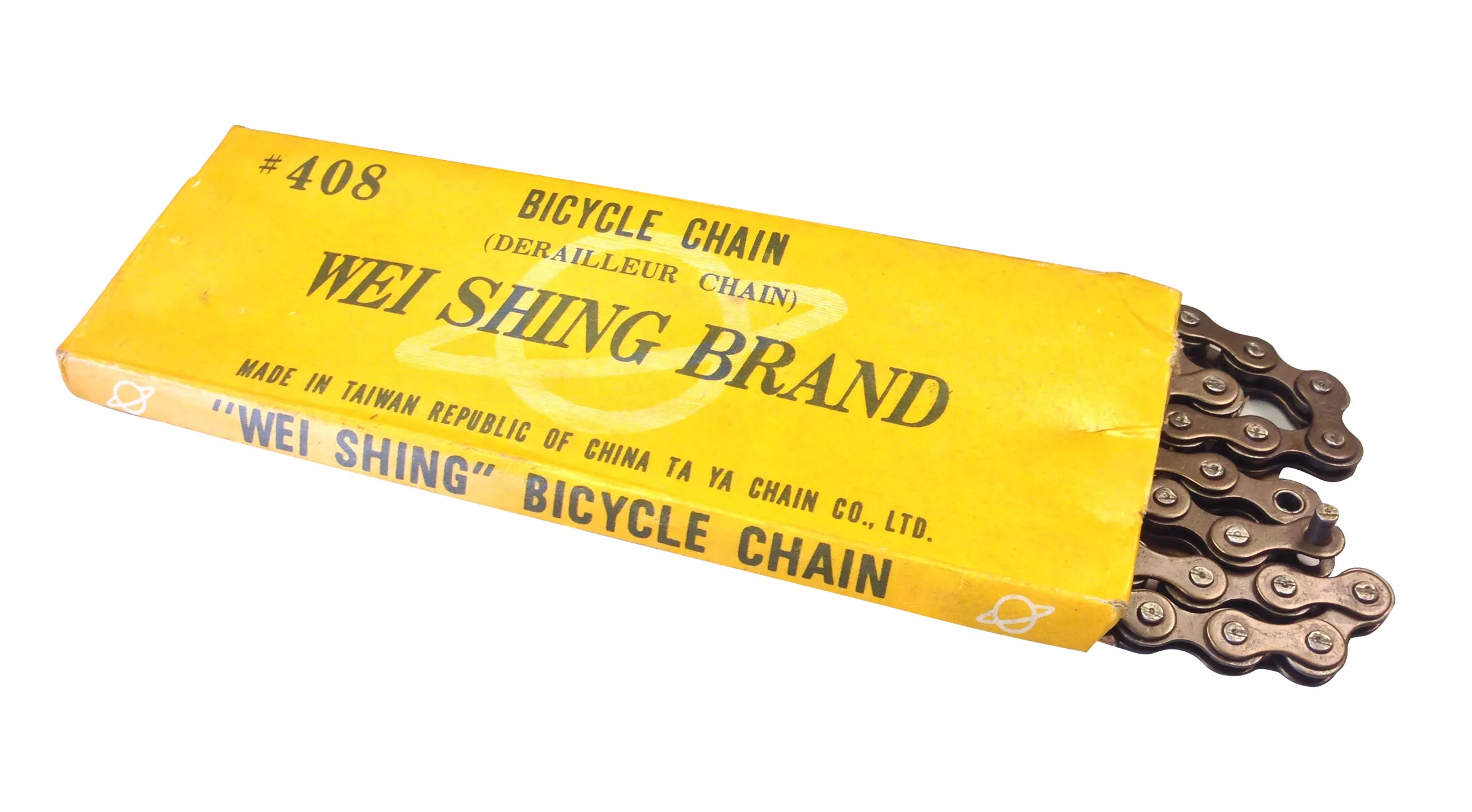 #408 Chain (116 Links) Wei Shing Bicycle Derailleur Chain (1/2″ X 3/32″)