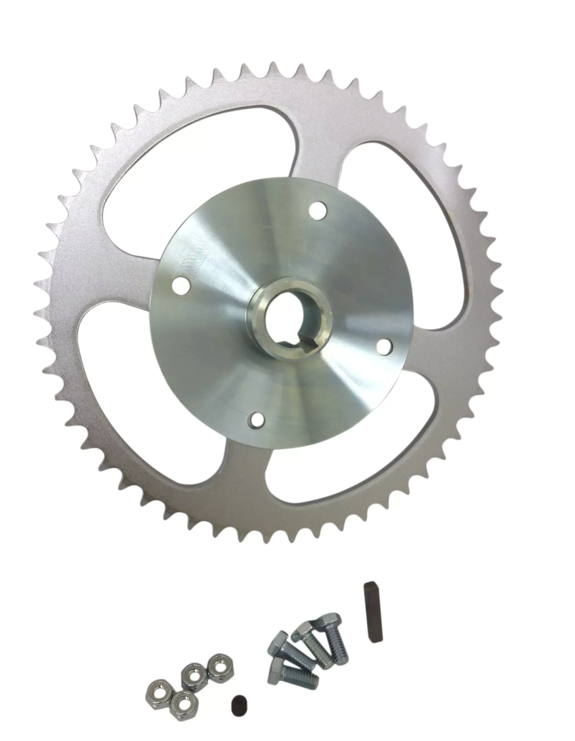 #41 Sprocket 54T with 1″ Bore HubHeavy Duty Steel | 4″ Bolt Circle