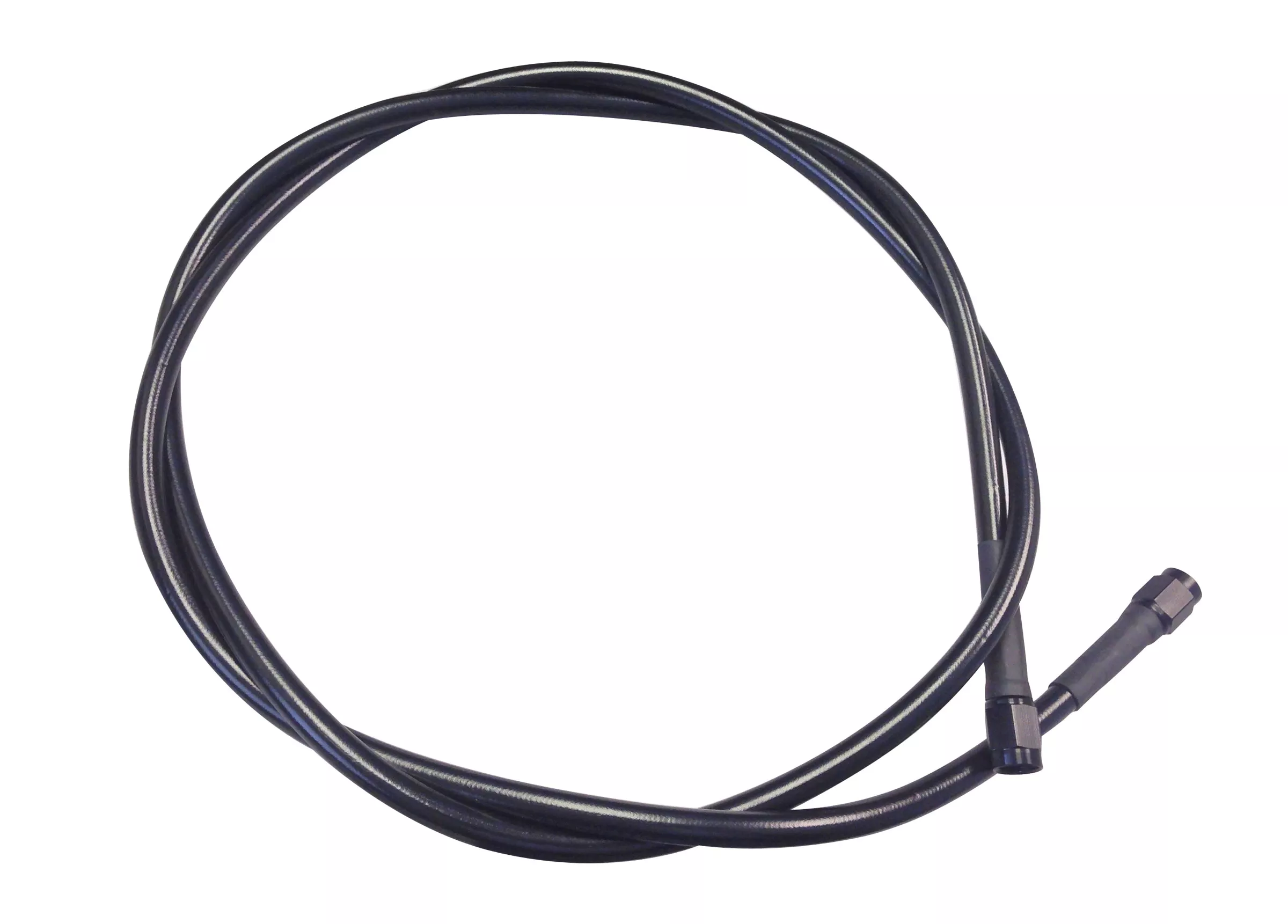 52'' Black Steel Braided Brake Line
