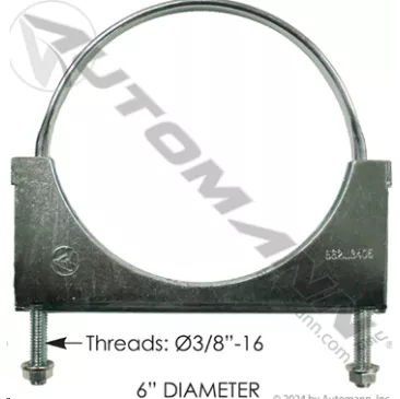 6" EXHAUST CLAMP