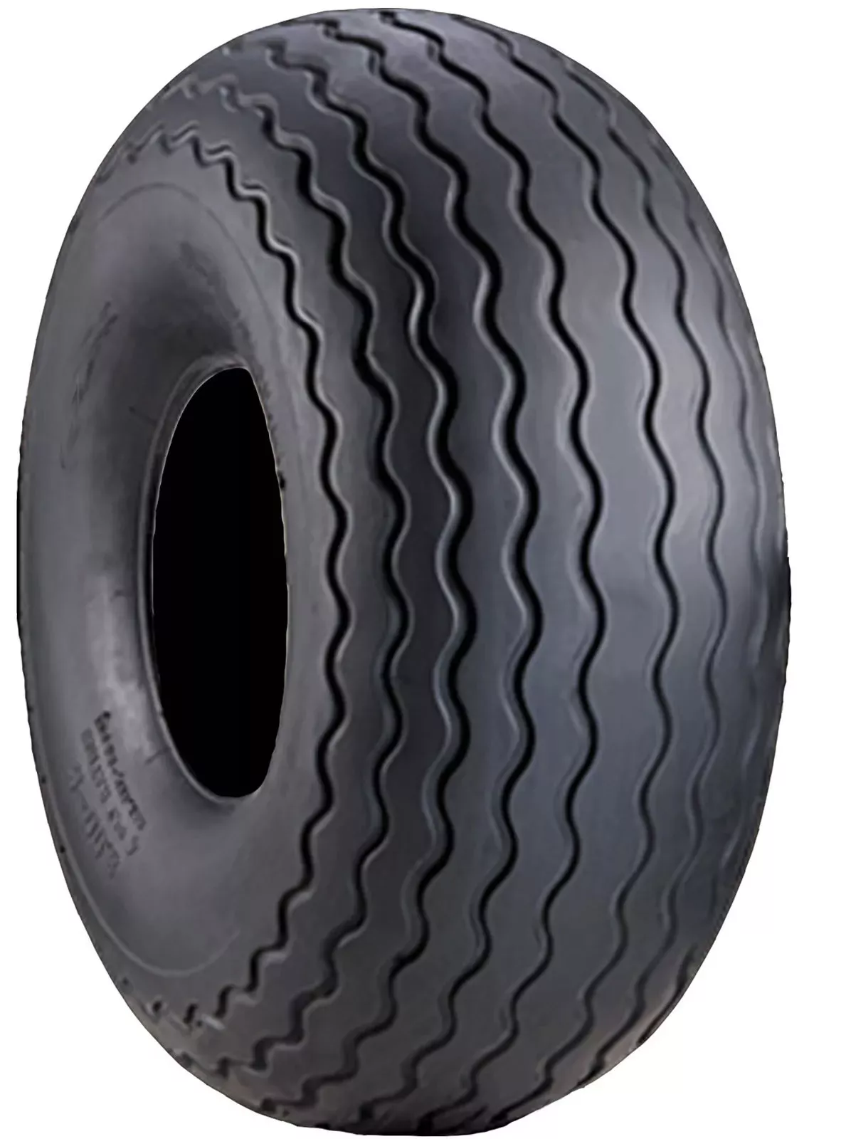 8.00 x 6 Ribbed Tire Flat Profile