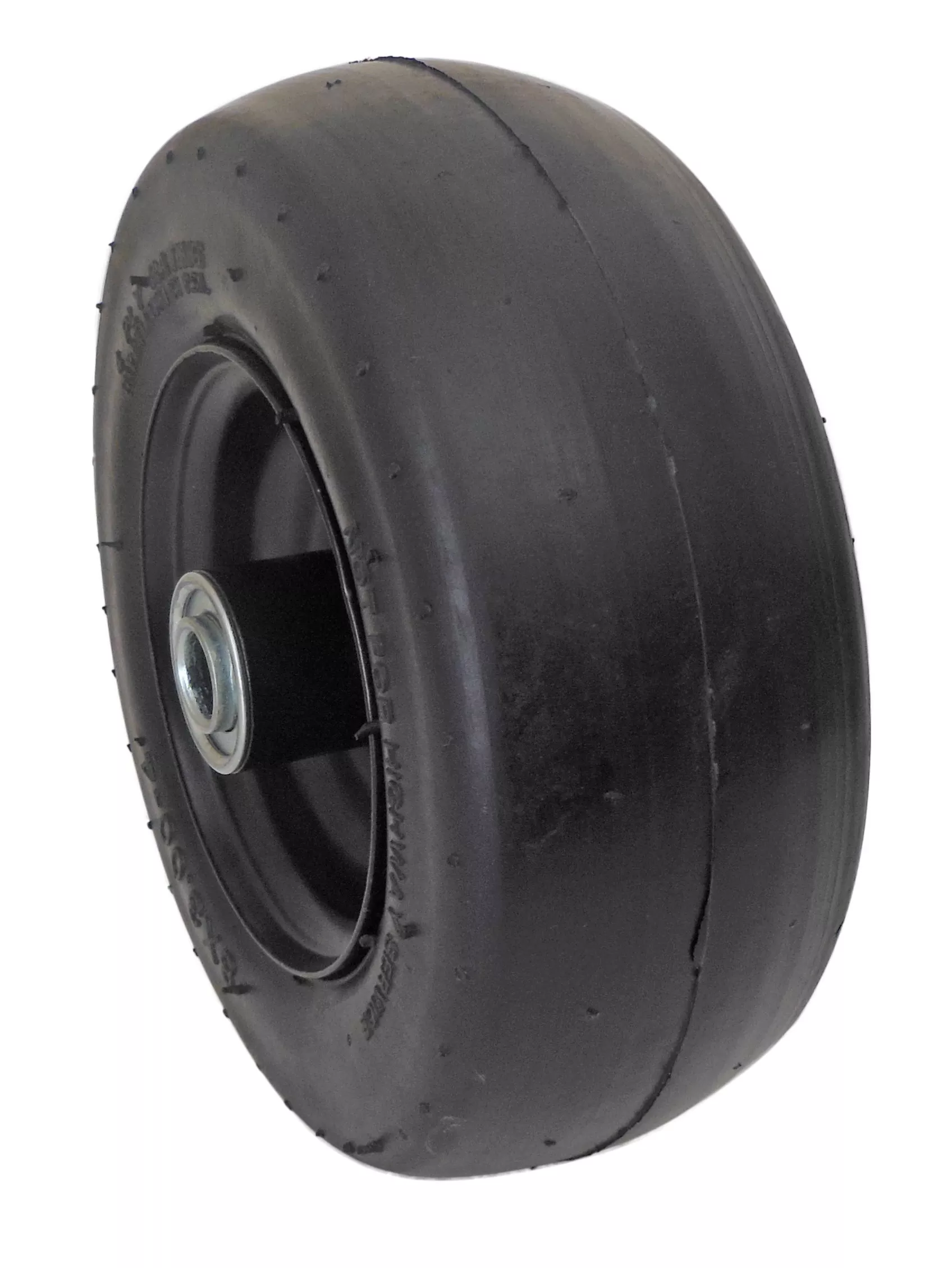 8 x 3.00-4 Smooth Tire, Tube and Rim with 5/8" Bearing