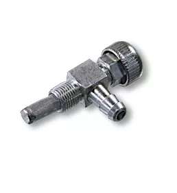 90 Degree Elbow Petcock For 1/4" Fuel Line | 1/8'' N.P.S.C. | Fitting with Filter