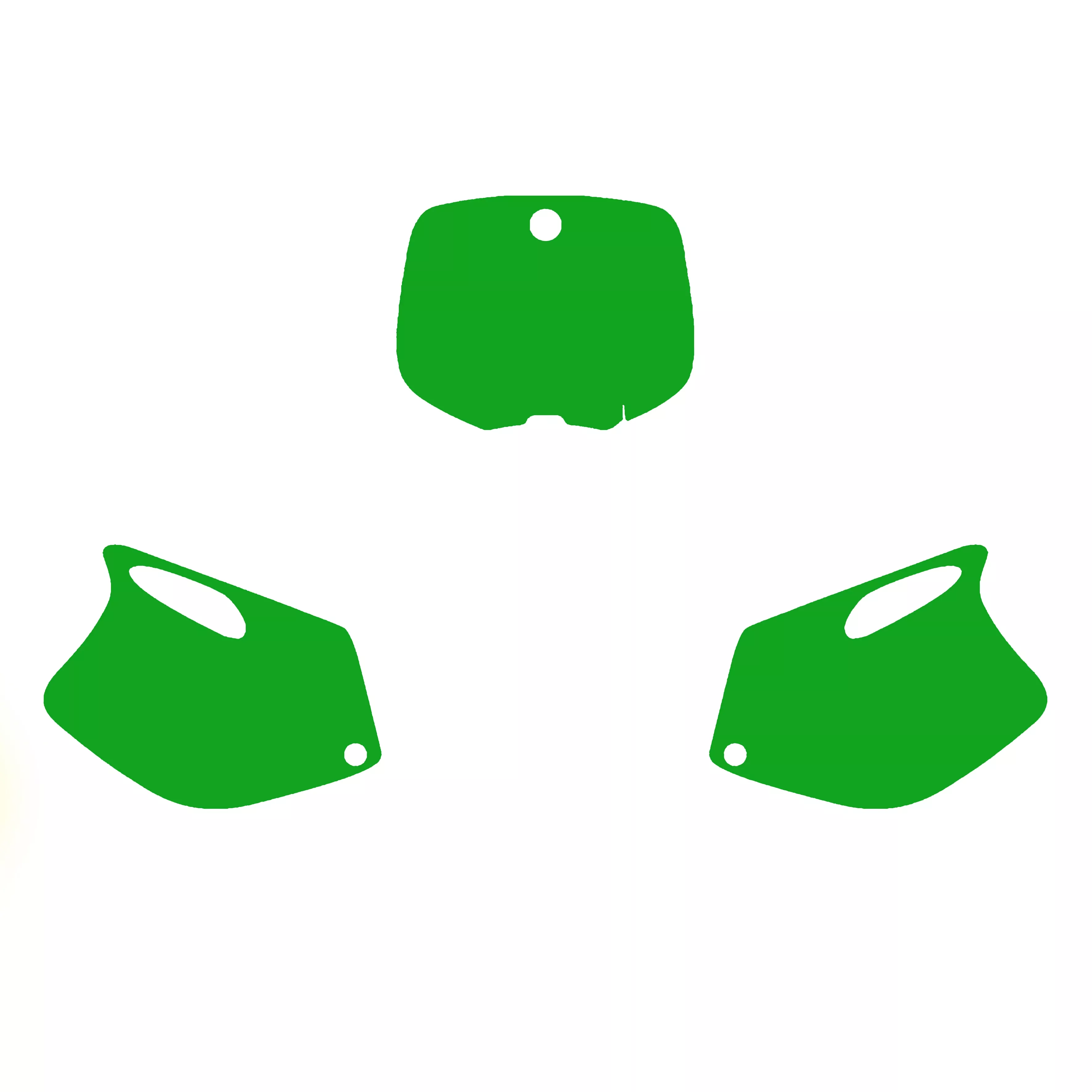 93-97 KTM SX GREEN BACKGROUNDS, BLACKBIRD 3501/30