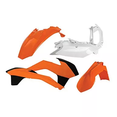 Acerbis 2374134584 Standard Plastic Kit,Orange, Fits Specific 14-16 KTM Models