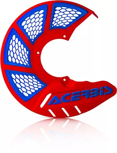 Acerbis 2449491228 X-Brake Vented Front Disc Cover (RED/Blue)