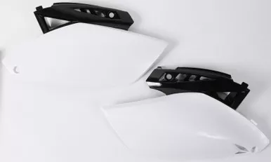 Acerbis Side Panels (White/Black) - 2171801035