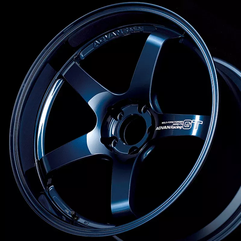 Advan GT Premium Version 19x9.5 / +50 ET / 5x114.3 / 73mm Bore / Racing Titanium Blue YAQ9J50EDP