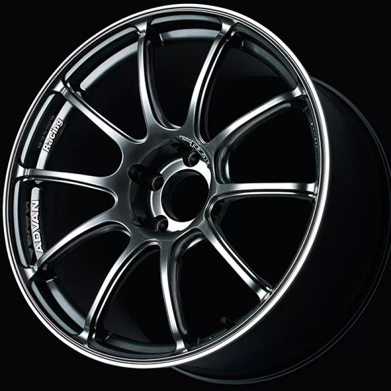Advan RZII 16×6.5 / +35 Offset / 4×98 / 65mm Bore / Racing Hyper Black and Ring YAZ6D35SHB