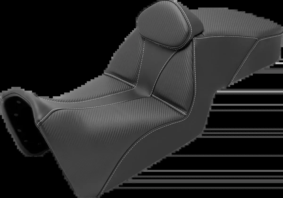 Adventure Tour Seat - Low - w/ Backrest - Black - Pan Am '21-'24