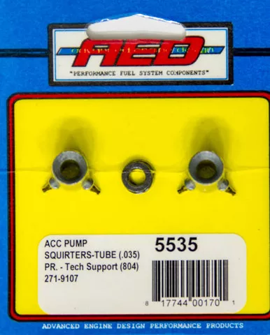 AED .035in Accelerator Pump Squirters - Tube Type 5535