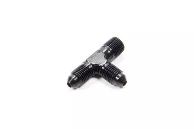 Aeroquip Male Run Tee Alum Black FCM5714