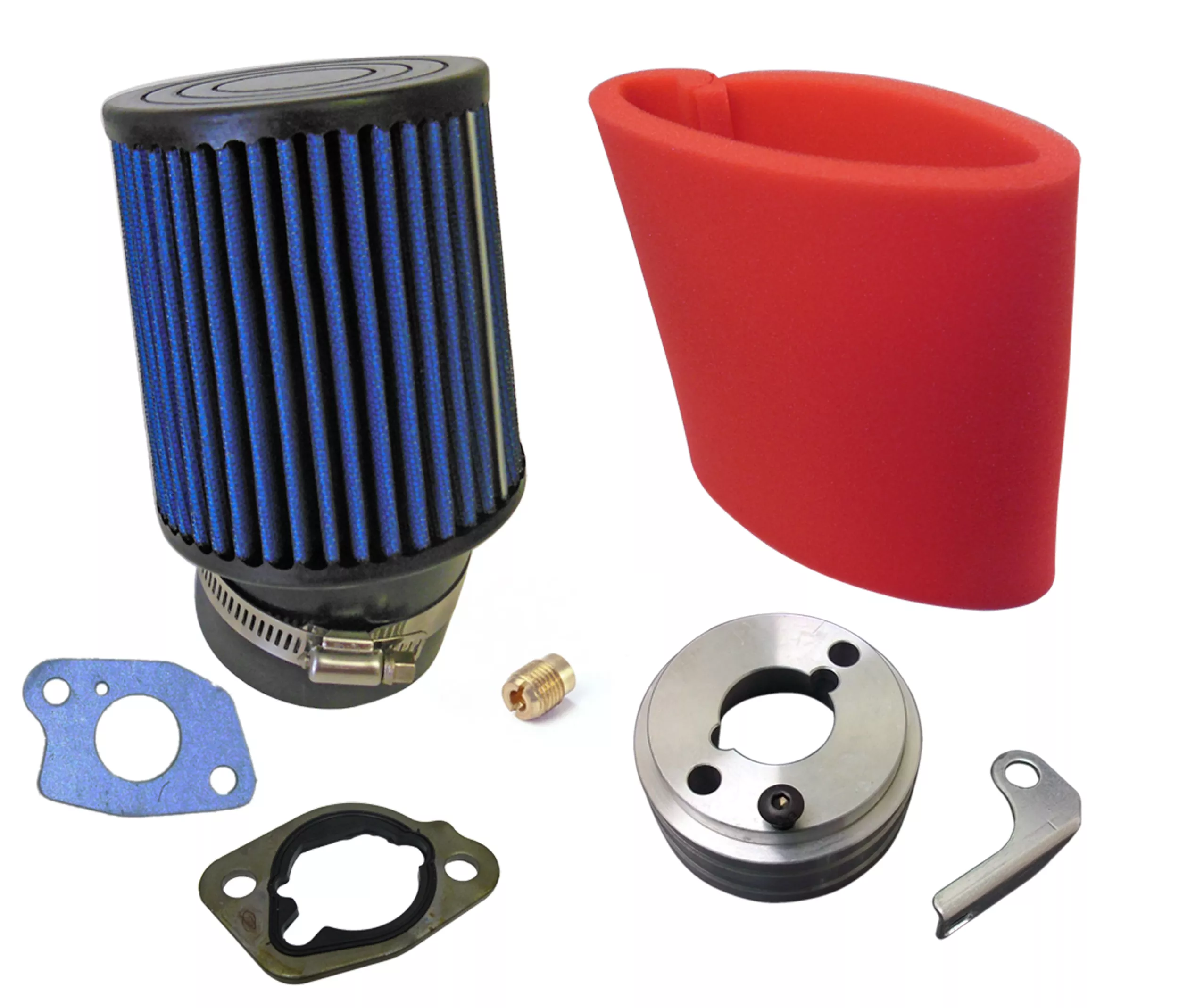 Air Filter, Adapter & Jet For Honda GX200, 196cc Clone or Predator 212cc