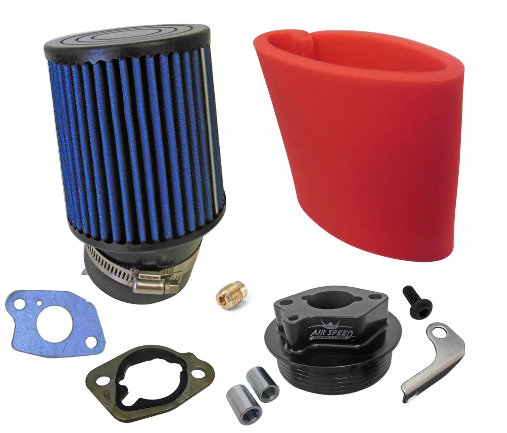 Airspeed II Adapter, Air Filter & Jet For Honda GX200 or 196cc Clone