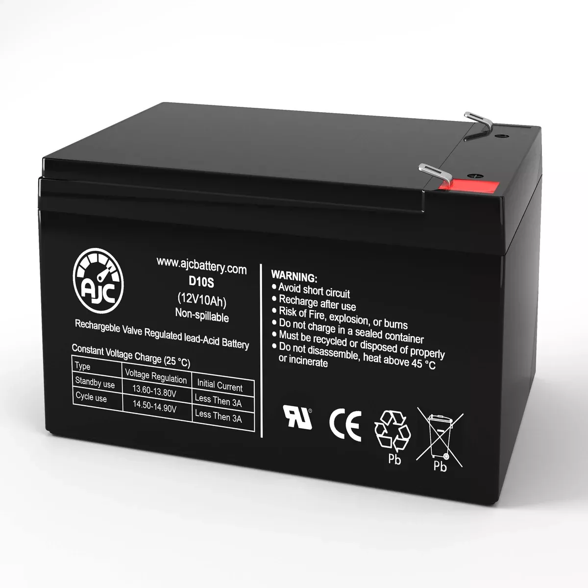 AJC Battery Compatible with APC 650 Pro 12V 10Ah UPS Battery