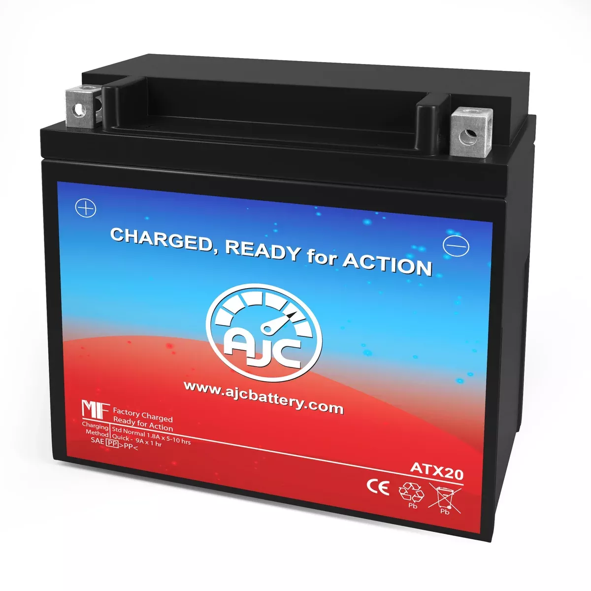 AJC Battery Compatible with Harley-Davidson XL Series 79-85 1000CC Motorcycle Battery (1979-1985)