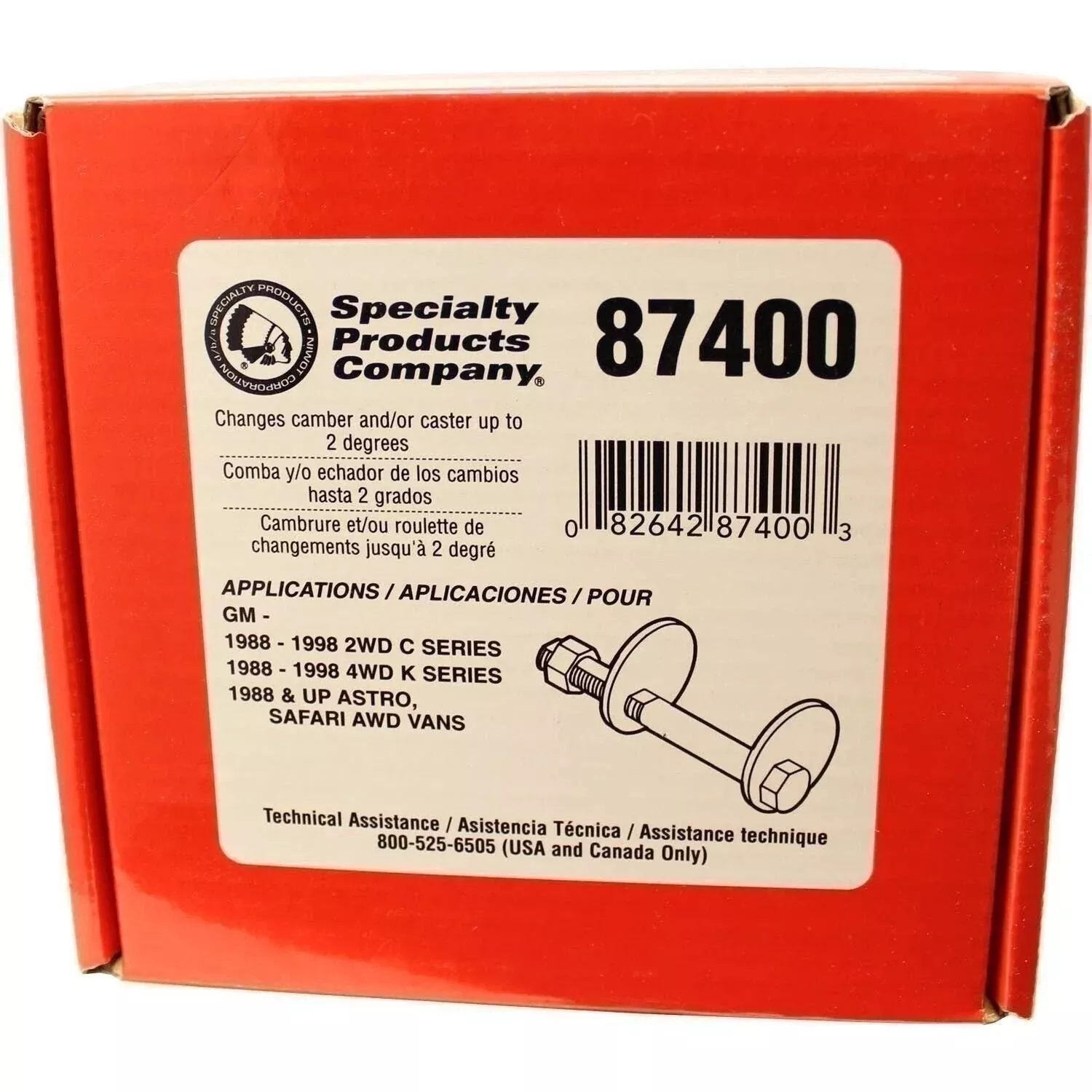 Alignment Caster / Camber Kit for GM – Specialty Products 87400