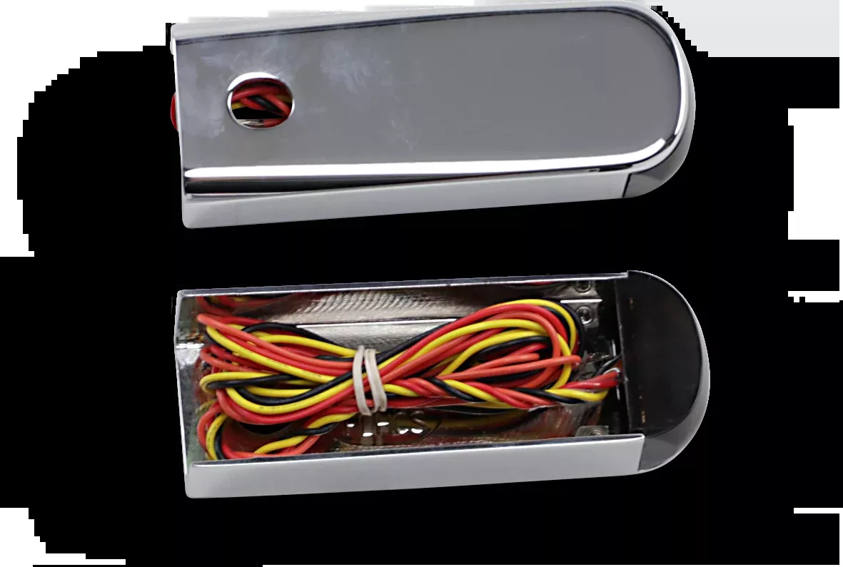 ALLOY ART Strut Light - LED - Smoke/Red Chrome FLHC - SSL-BR-2C