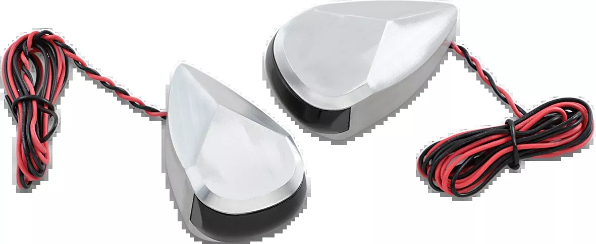ALLOY ART Turn Signal - Raw - Smoke/Red - MRL-2R