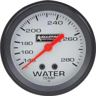 Allstar Performance ALL Water Temp Gauge 140-280F 2-5/8in ALL80096