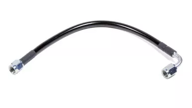 Allstar Performance Coated Braided Line 12in #4Hose -4Str/-4 90 Steel ALL48444-12