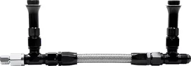 Allstar Performance Fuel Line Kit 9-5/16in Std Holley Black ALL26166